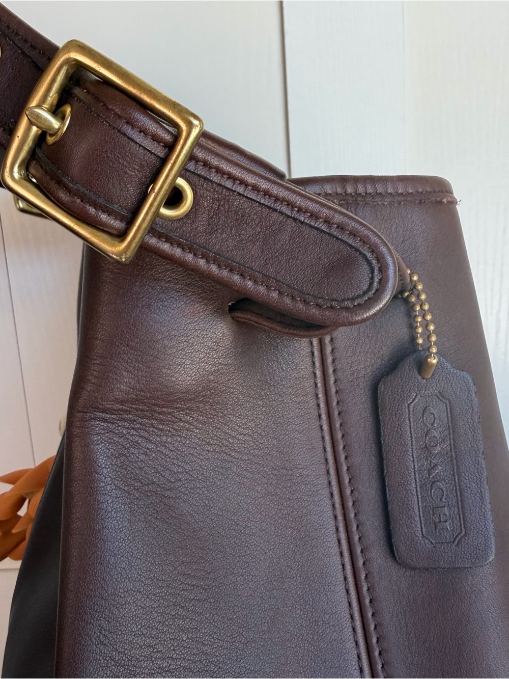 Vintage Coach Legacy Drawstring Bucket Bag - Picture 6 of 10